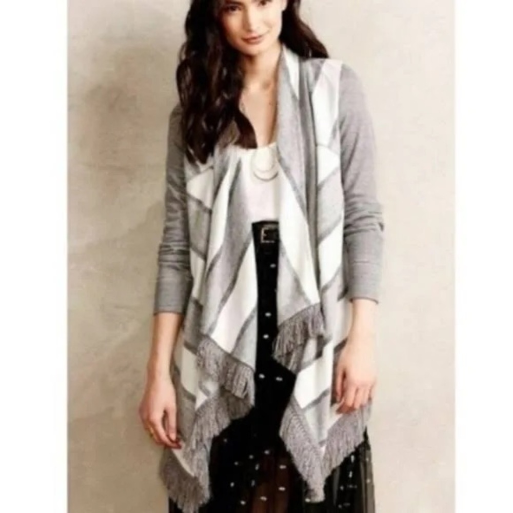 Anthropologie Saturday Sunday Elise striped cardigan size M